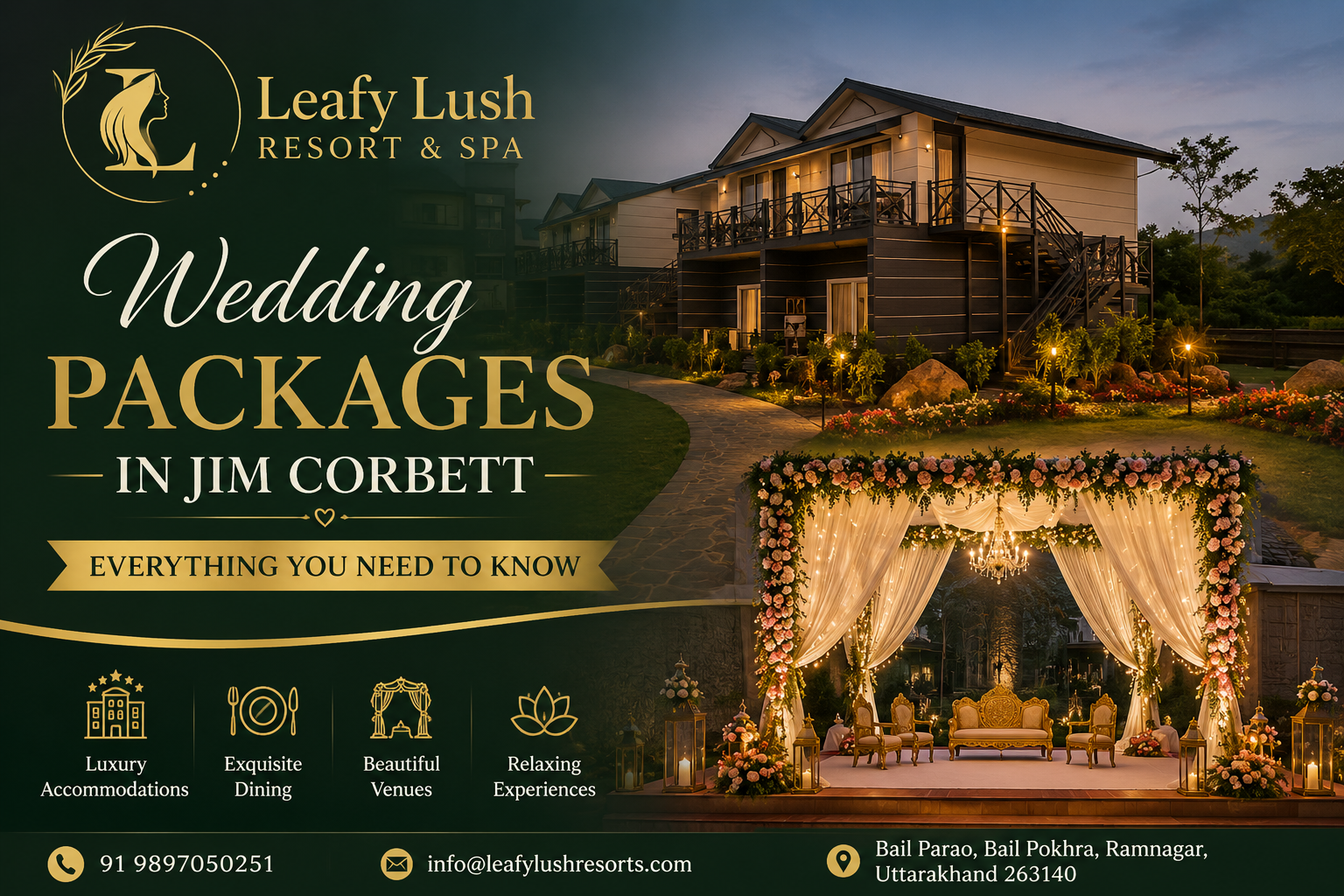 Wedding Packages in Jim Corbett – Everything You Need to Know