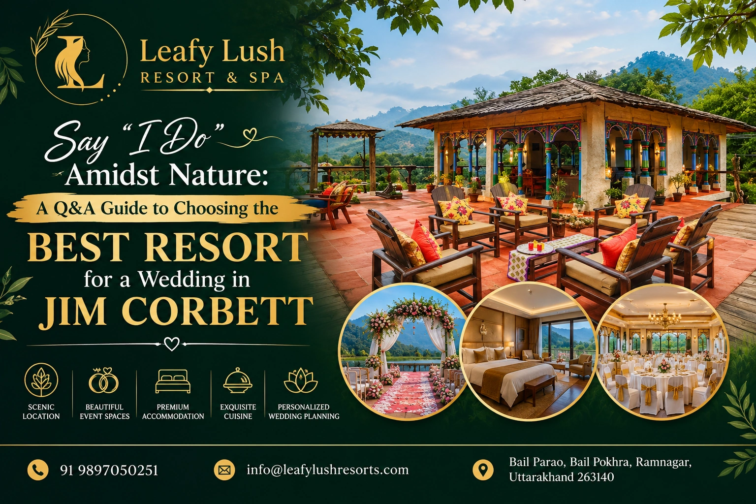 Say “I Do” Amidst Nature: A Q&A Guide to Choosing the Best Resort for a Wedding in Jim Corbett