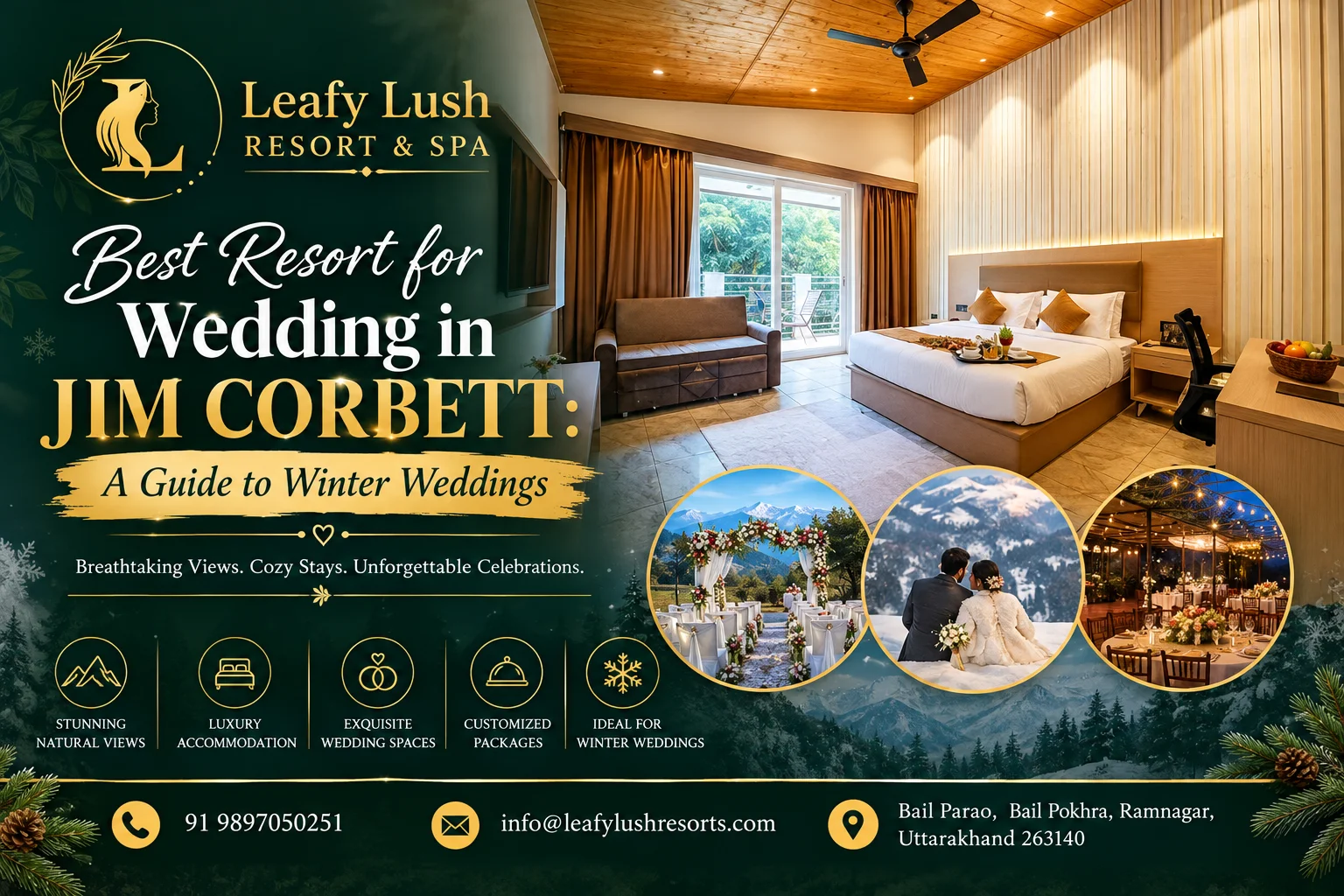 Best Resort for a Wedding in Jim Corbett: A Guide to Winter Weddings